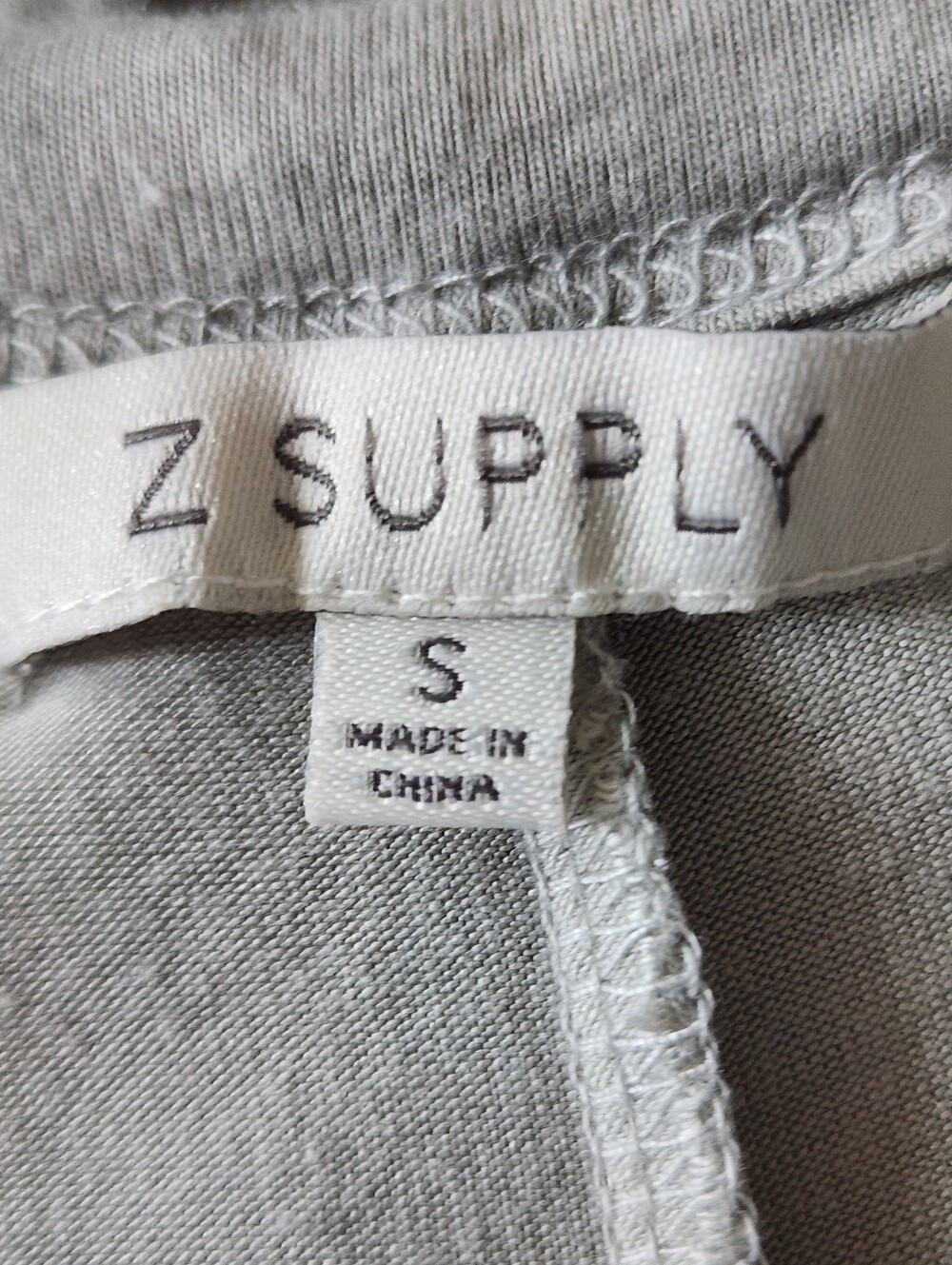 Z Supply Day Off Wide Leg Sleeveless Jumpsuit Smoked Sage S - Picture 9 of 11